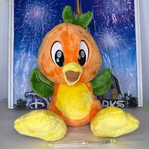 Disney parks orange bird big feet 12” plush NWT